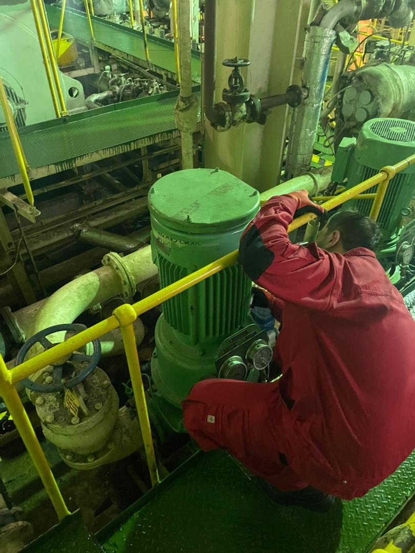 Cargo Pump Installation